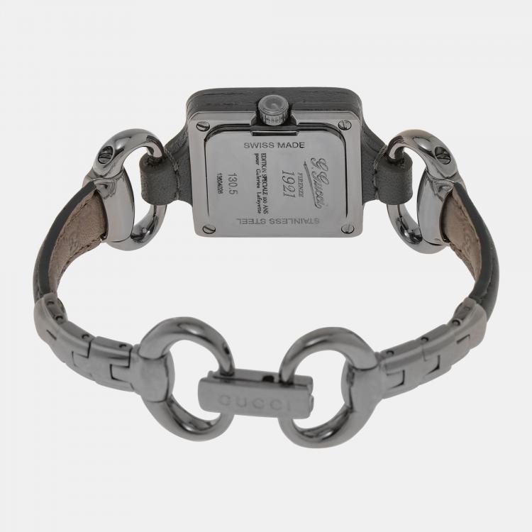 Pre Owned Gucci Special Edition 100th Anniversary Galeries Lafayette Quartz Women's Watch 25 mm 