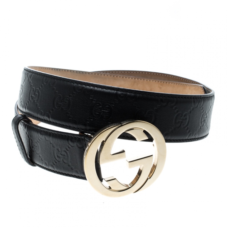 used black gucci belt