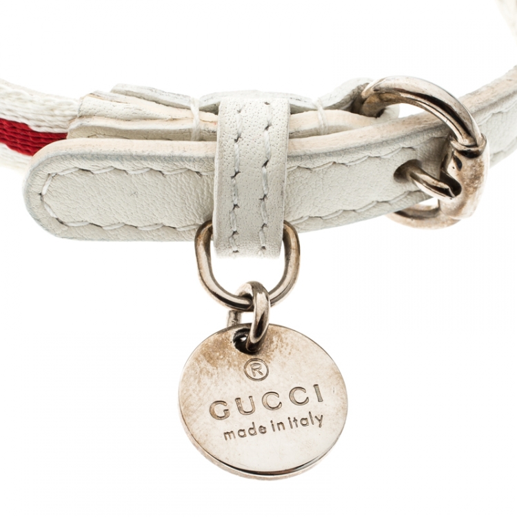 Gucci Loves You Red & White Leather Limited Edition for Japan Bracelet | TLC