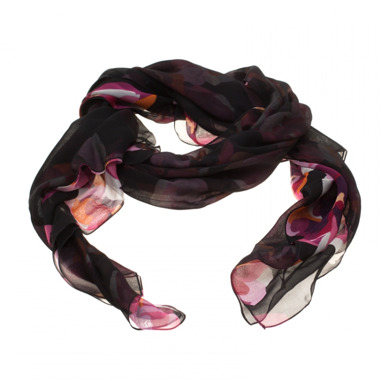 gucci chiffon scarf