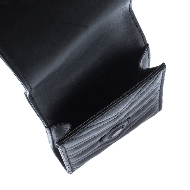 Pre Owned Gucci Black Animal Studs Leather GG Marmont Belt Accessory