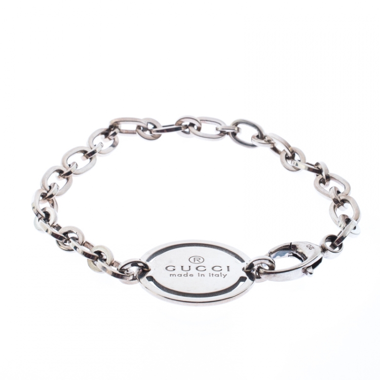 Gucci Women's Sterling Silver Chain Bracelet