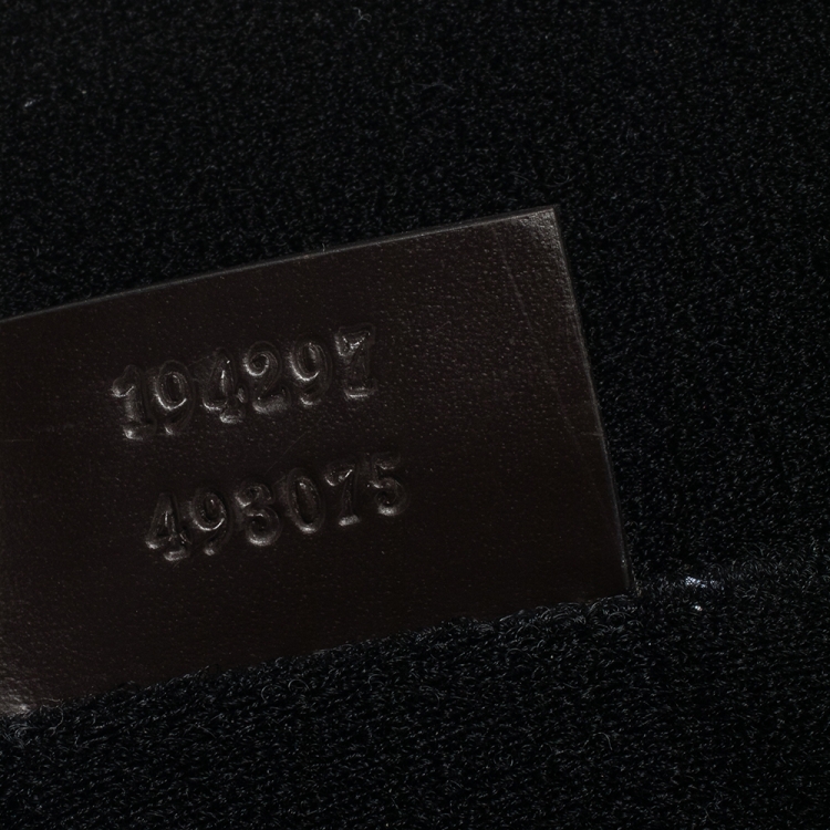 مملوكة مسبقًا Gucci Beige/Brown GG Supreme Canvas and Leather Interlocking Logo Laptop Case