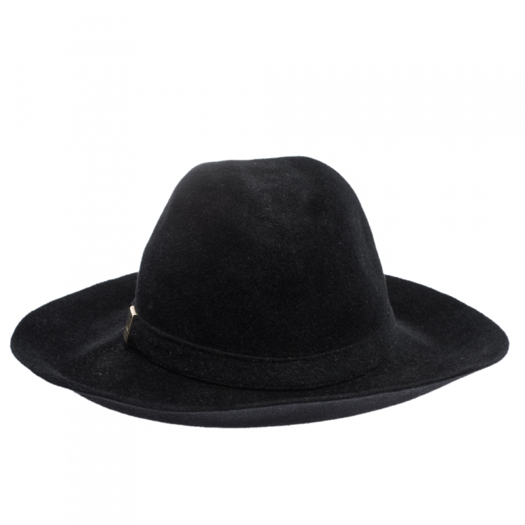 Gucci Wide-brimmed Felt Hat in White