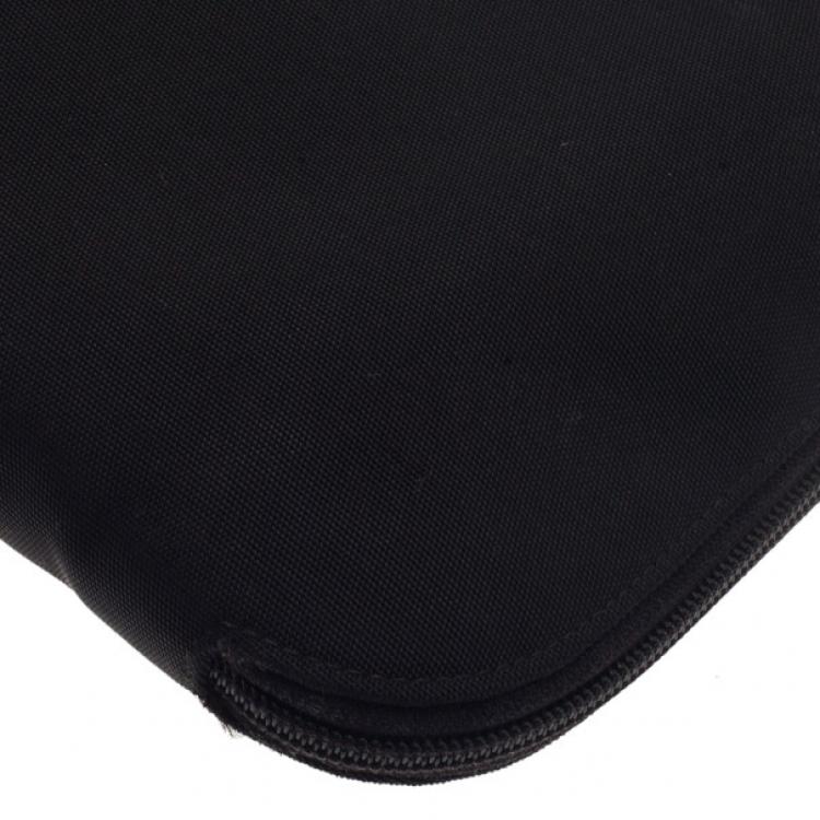 Pre Owned Gucci Black Nylon Laptop Case