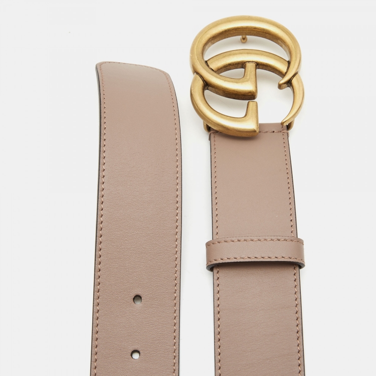 24AW new/GUCCI GGフェイクレザーベルト Belt Beige Gucci GG faux leather belt Gucci