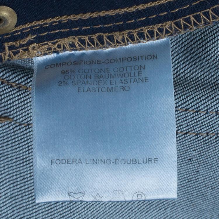 Pre Owned Gucci Dark Blue Denim Jeans L