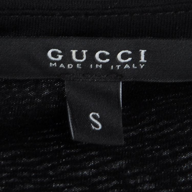 Pre Owned Gucci Black Bow Detail Sleeveless Top S