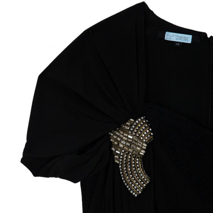 Gucci Black Embellished Gown M Gucci The Luxury Closet
