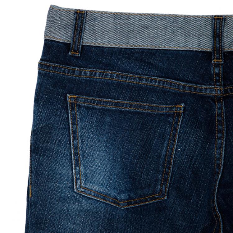 Pre Owned Gucci Blue Denim Jeans M