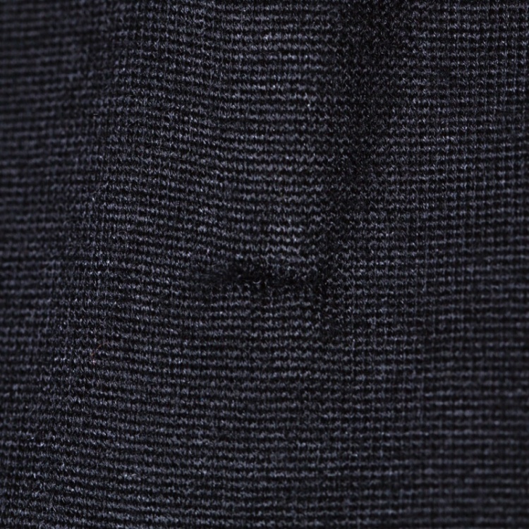 Pre Owned Gucci Black Cashmere and Silk Double Breasted Cardigan M 