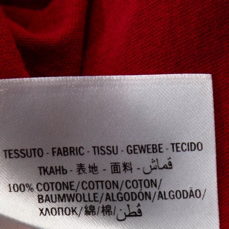 Pre Owned Gucci Red Ghost Diamond Print Cotton Crew Neck T-Shirt S