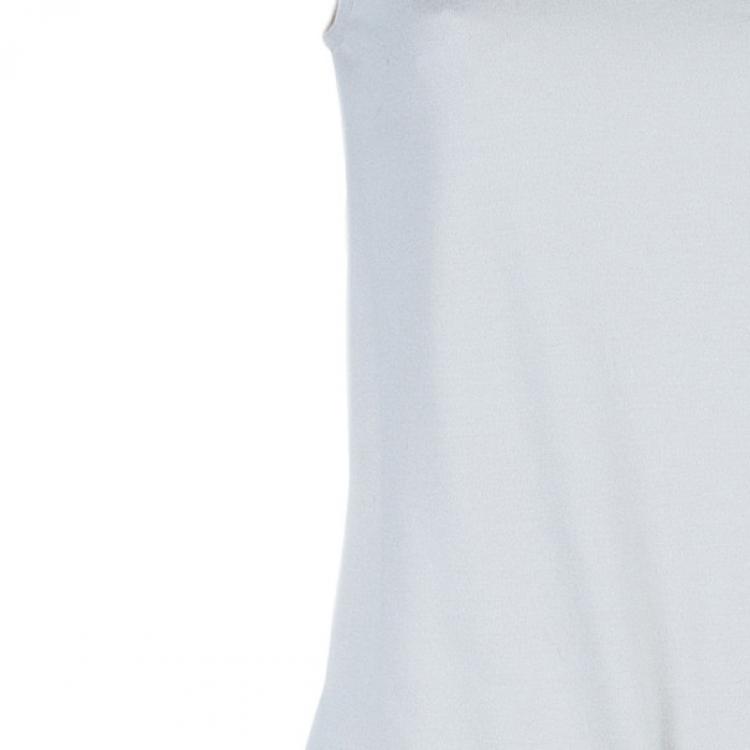 Pre Owned Gucci Wool Low Waist Belted Dress S