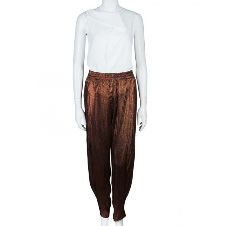 مملوكة مسبقًا Gucci Bronze Trousers S/M