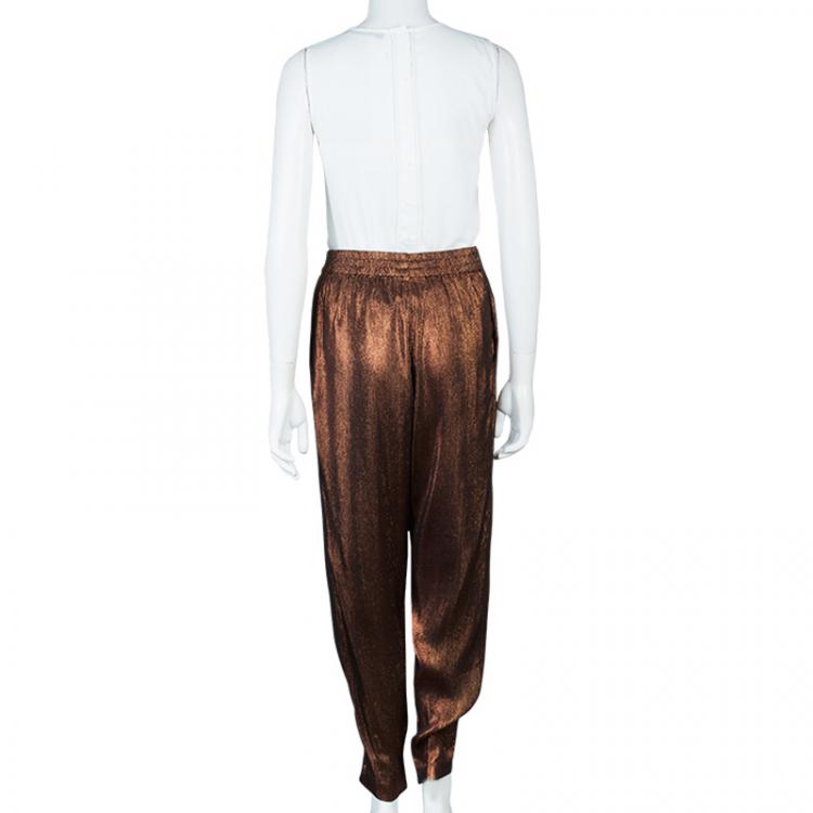 مملوكة مسبقًا Gucci Bronze Trousers S/M