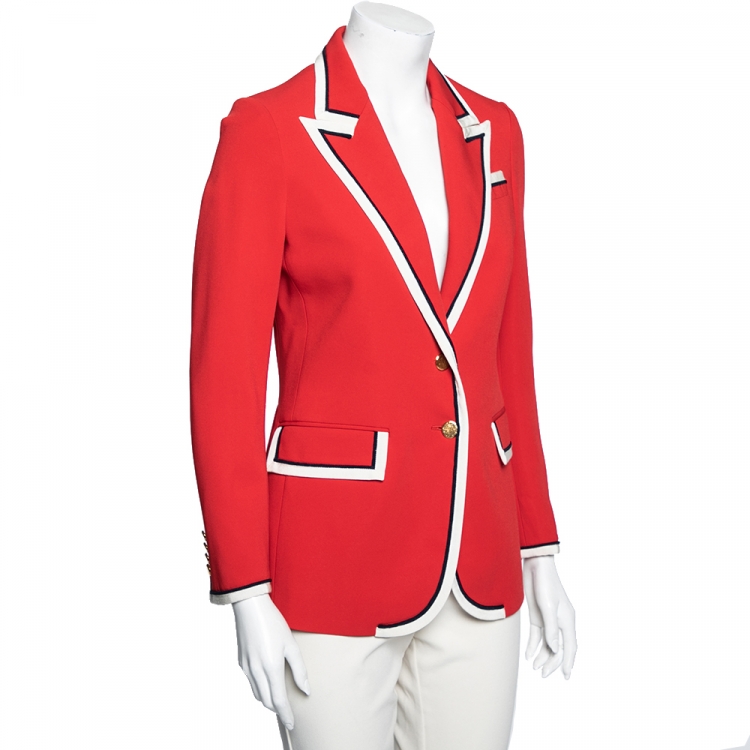 Gucci hot sale red blazer