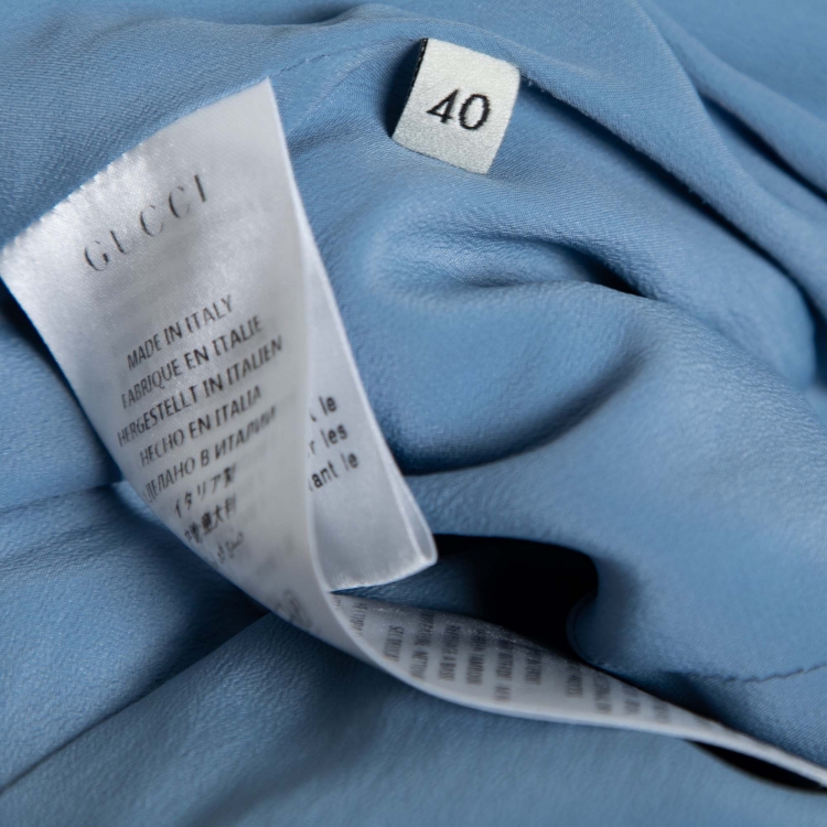 Pre Owned Gucci Cream Bow Detail Tweed Cropped Jacket S