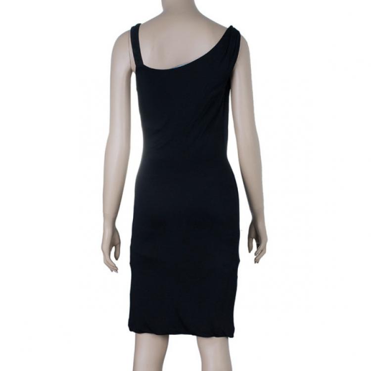 Pre Owned Gucci Black Fitted Dress S