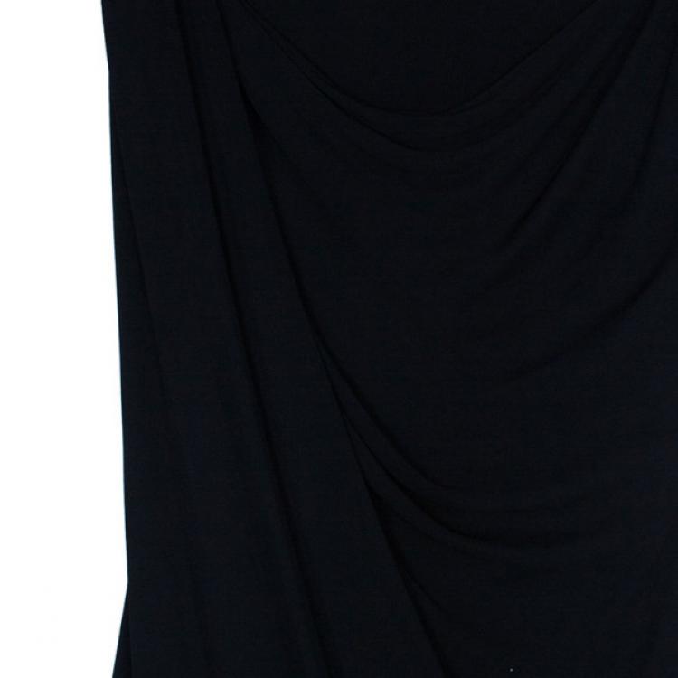 Pre Owned Gucci Black Fitted Dress S