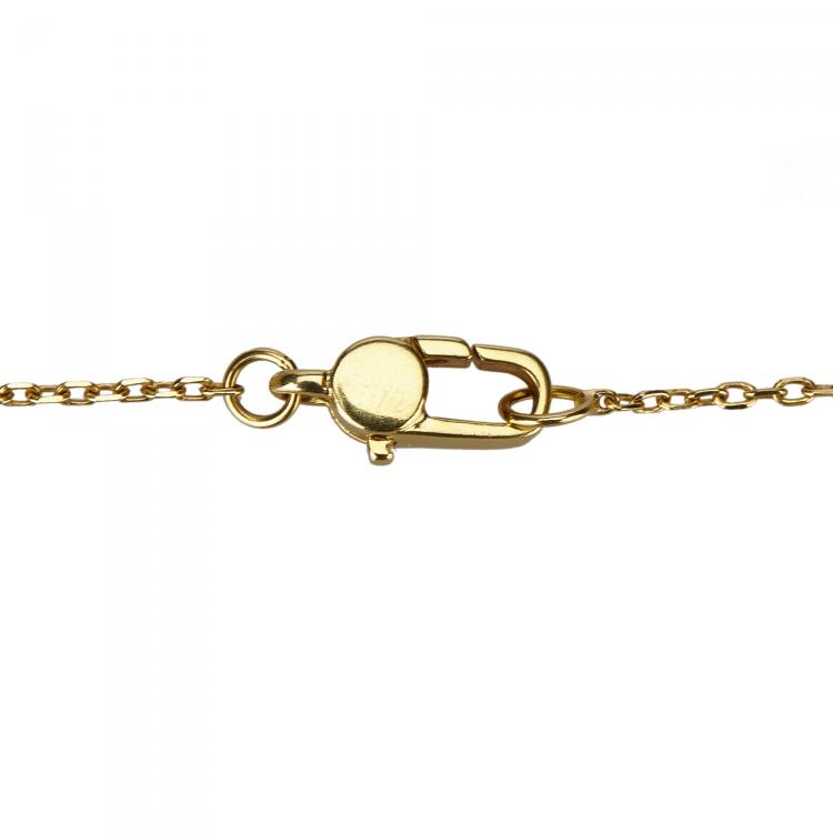 Pre Owned Gucci 18K Yellow Gold Chain Bracelet
