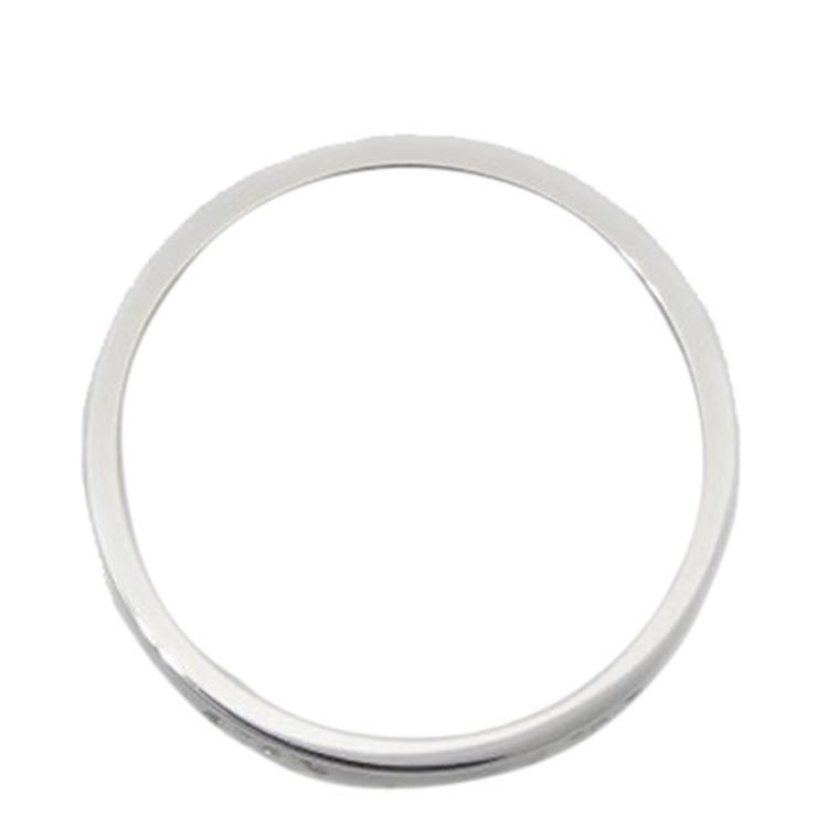 Pre Owned Gucci 18K White Gold Icon Ring Size 53