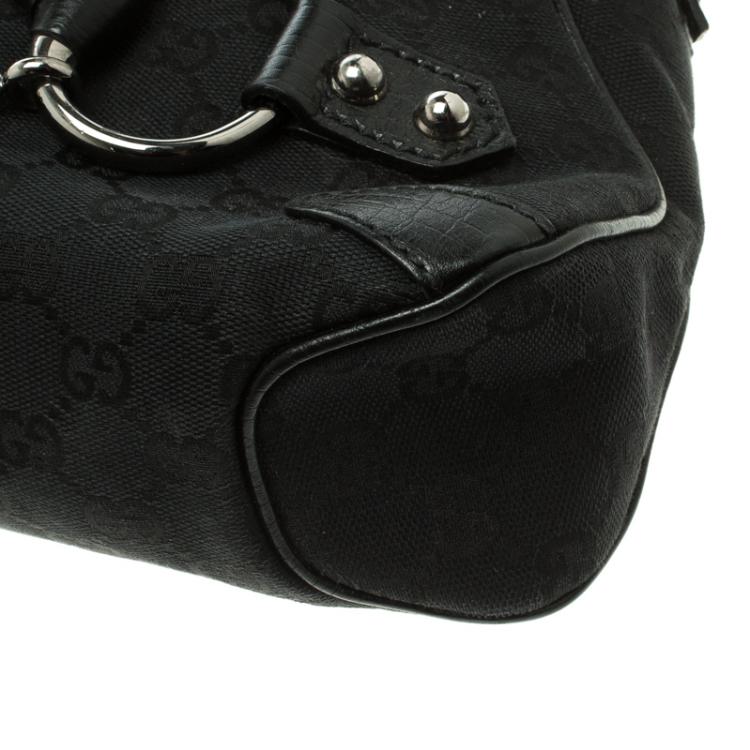 gucci black strap bag