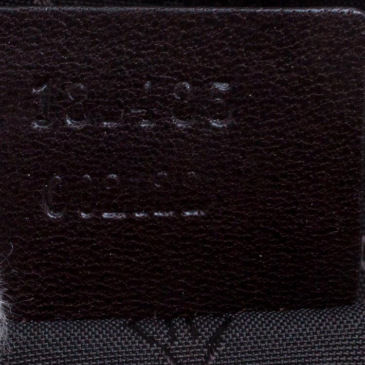 Pre Owned Gucci Beige/Ebony GG Crystal Canvas Small Duchessa Boston Bag