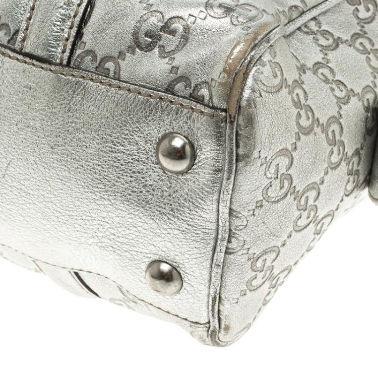 gucci silver handbag