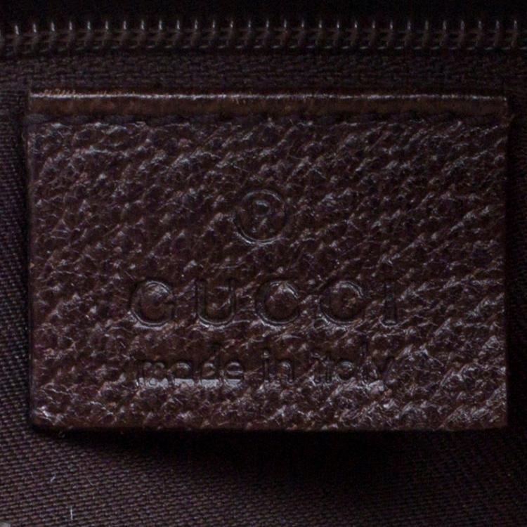 Pre Owned Gucci Beige/Ebony GG Canvas Small Joy Boston Bag