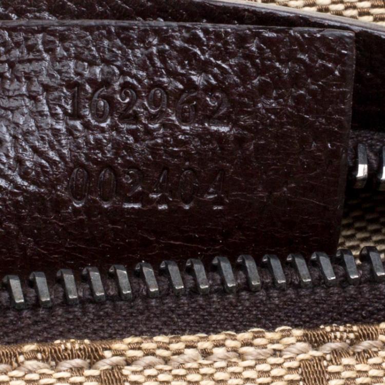 Pre Owned Gucci Beige/Brown GG Canvas Waist Belt Bag