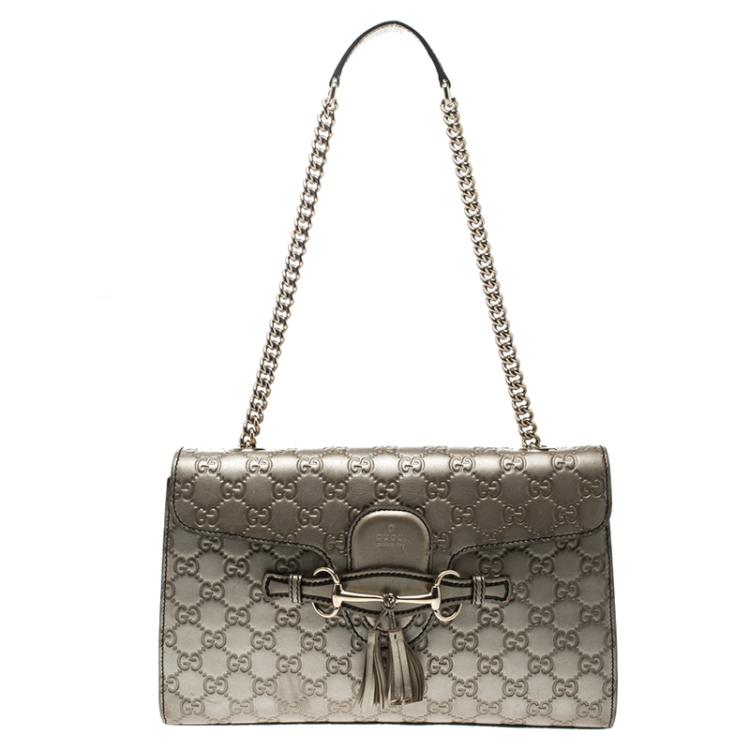 gucci guccissima emily bag