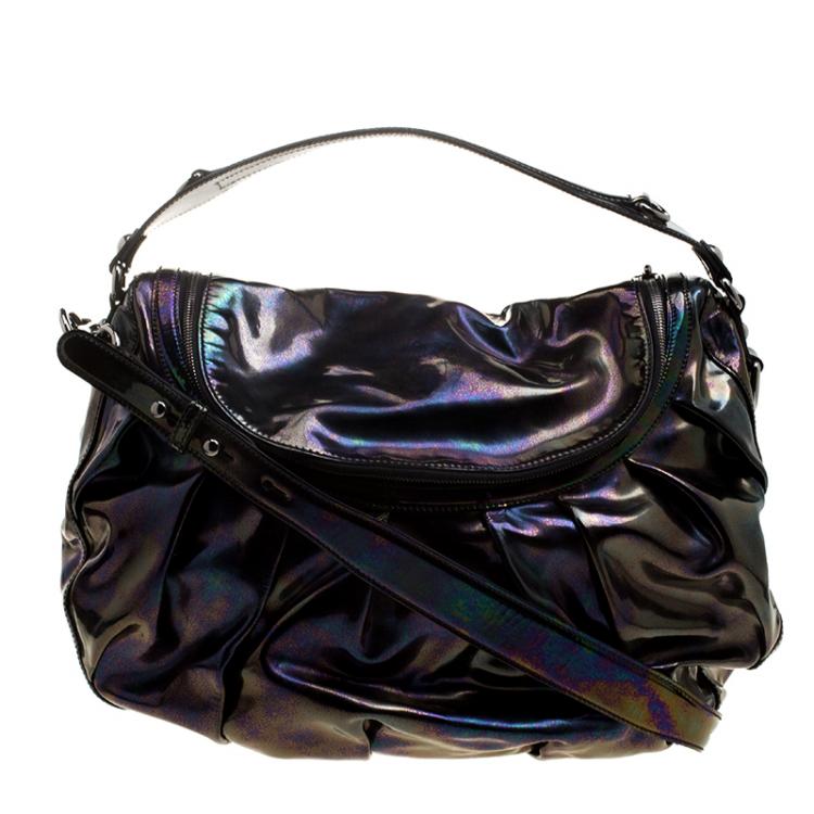 Gucci Holographic Patent Leather Icon Bit Hobo Gucci | TLC