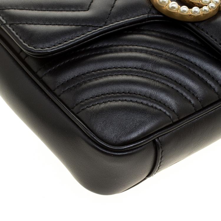 gucci marmont pearl belt bag