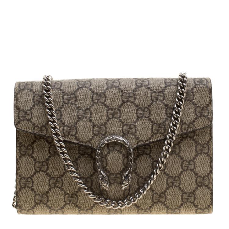 Beige gg dionysus wallet chain online bag