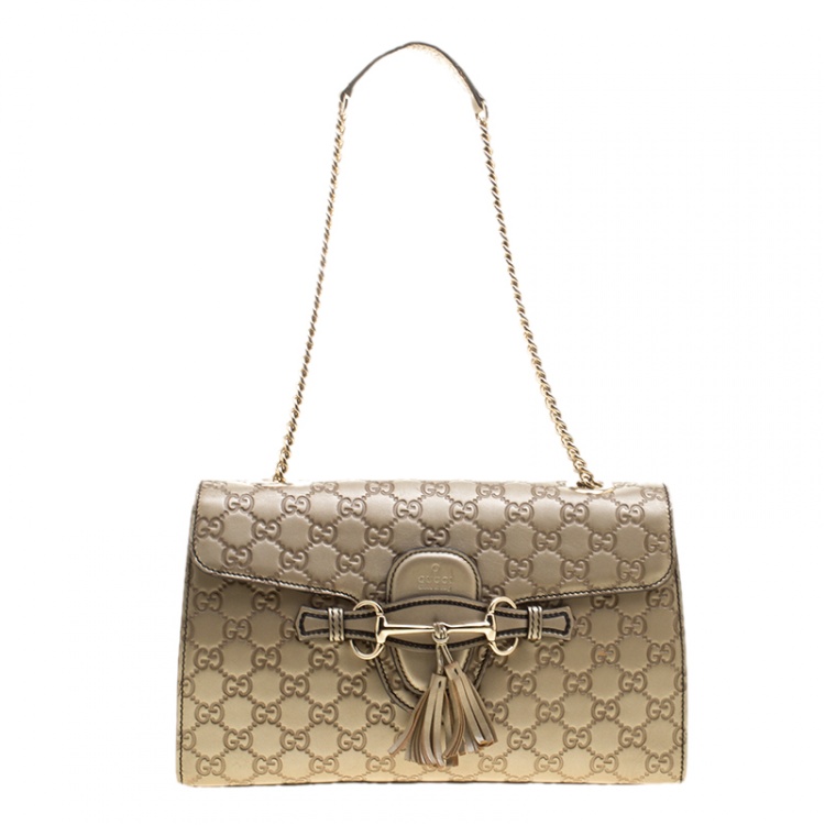 gucci emily chain bag