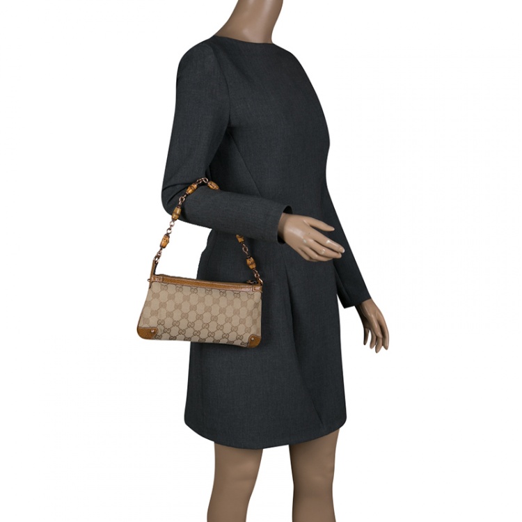 Gucci GG Canvas Abbey Pochette  Women handbags, Bags, Shoulder bag