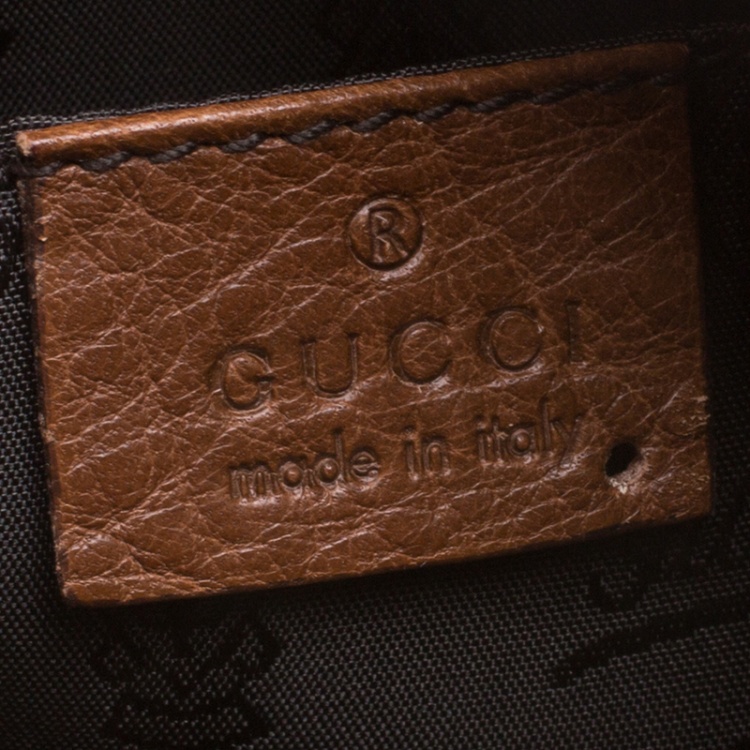 Pre Owned Gucci Pink/Brown GG Crystal Canvas Small Duchessa Boston Bag