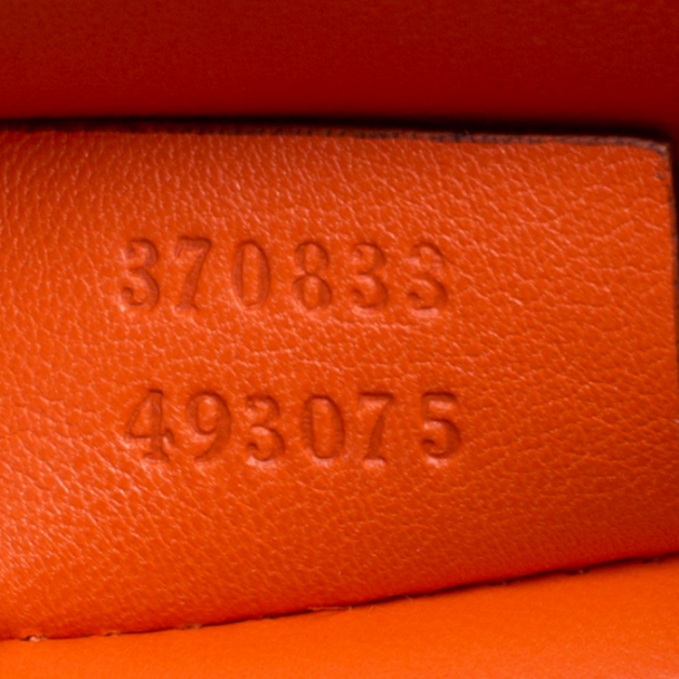 Pre Owned Gucci Multicolor Python Bamboo Drawstring Backpack