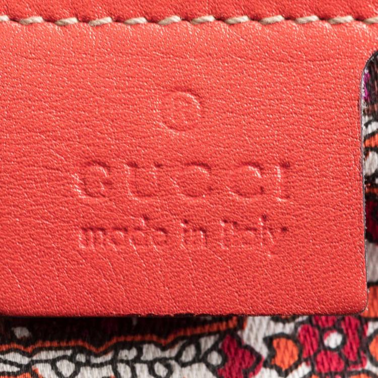 Pre Owned Gucci Multi-color Suede Race Bag