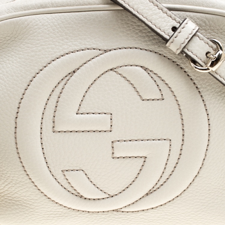 gucci disco bag white