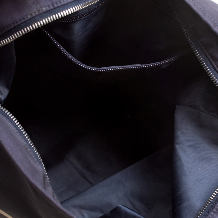 Pre Owned Gucci Multicolor Diamante Nylon Web Messenger Bag