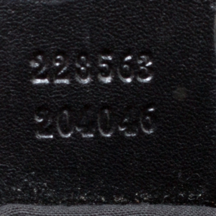 مملوكة مسبقًا Gucci Black Leather Galaxy Top Handle Bag
