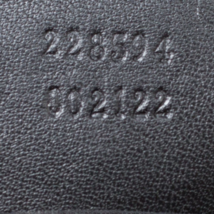 Pre Owned Gucci Black Guccissima Leather Medium Icon Bit Boston Bag