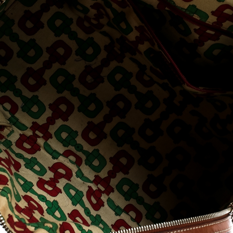 Pre Owned Gucci Brown Guccissima Leather Princy Boston Bag