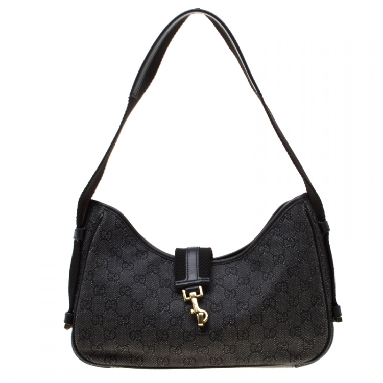 ショルダーバッグ GUCCI SMALL BAG IN GREY/BLACK GG FABRIC GG Black small shoulder bag in black GG Supreme | GUCCI® US