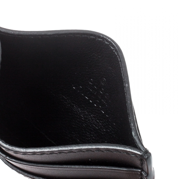 Gucci Card Holder Kingsnake Black in Leather - US