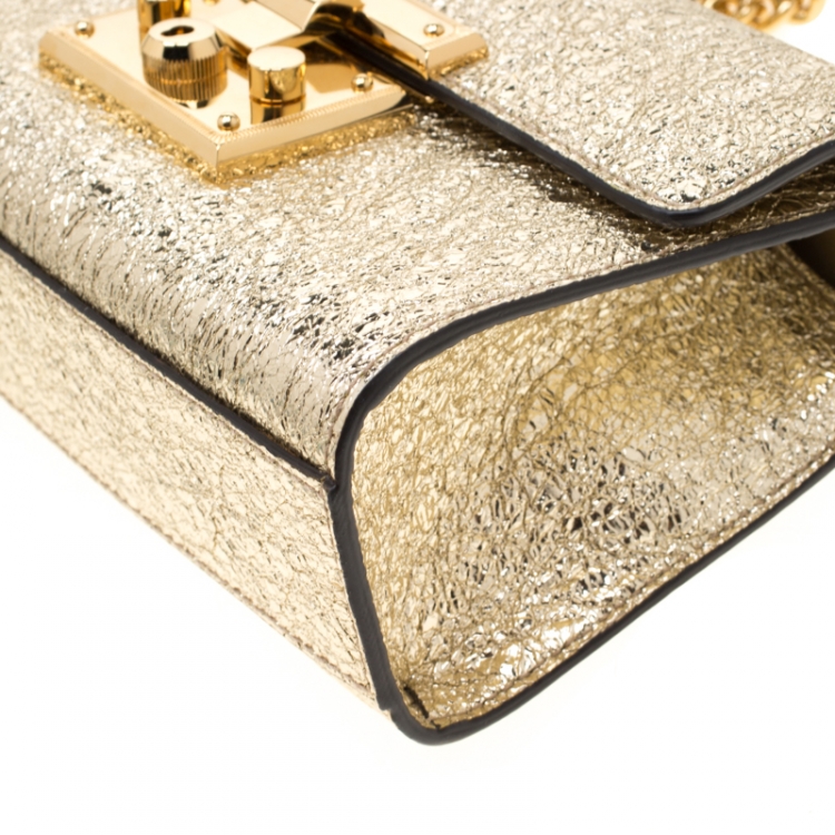 gucci gold padlock bag