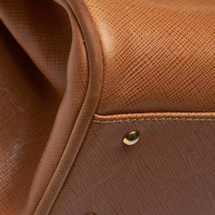 مملوكة مسبقًا Gucci Light Brown Vintage Leather Everyday Bag