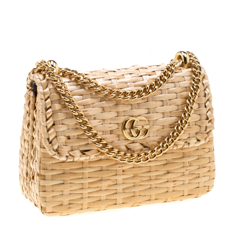 gucci wicker bag mini