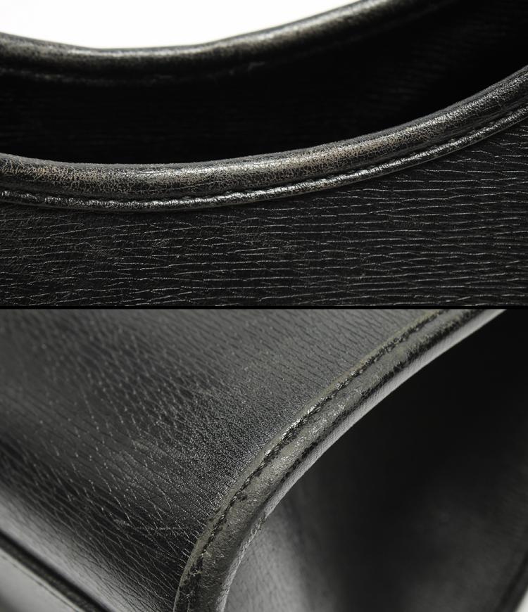 Pre Owned Gucci Black Leather Jackie O Bag